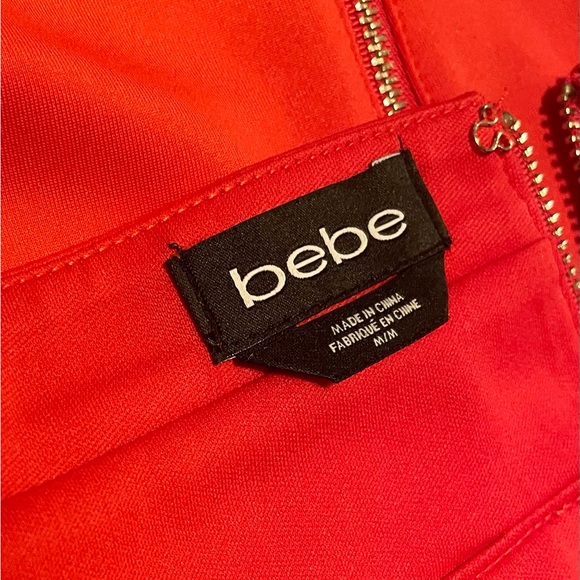 Bebe Zip-up Halter Top - Picture 3 of 3